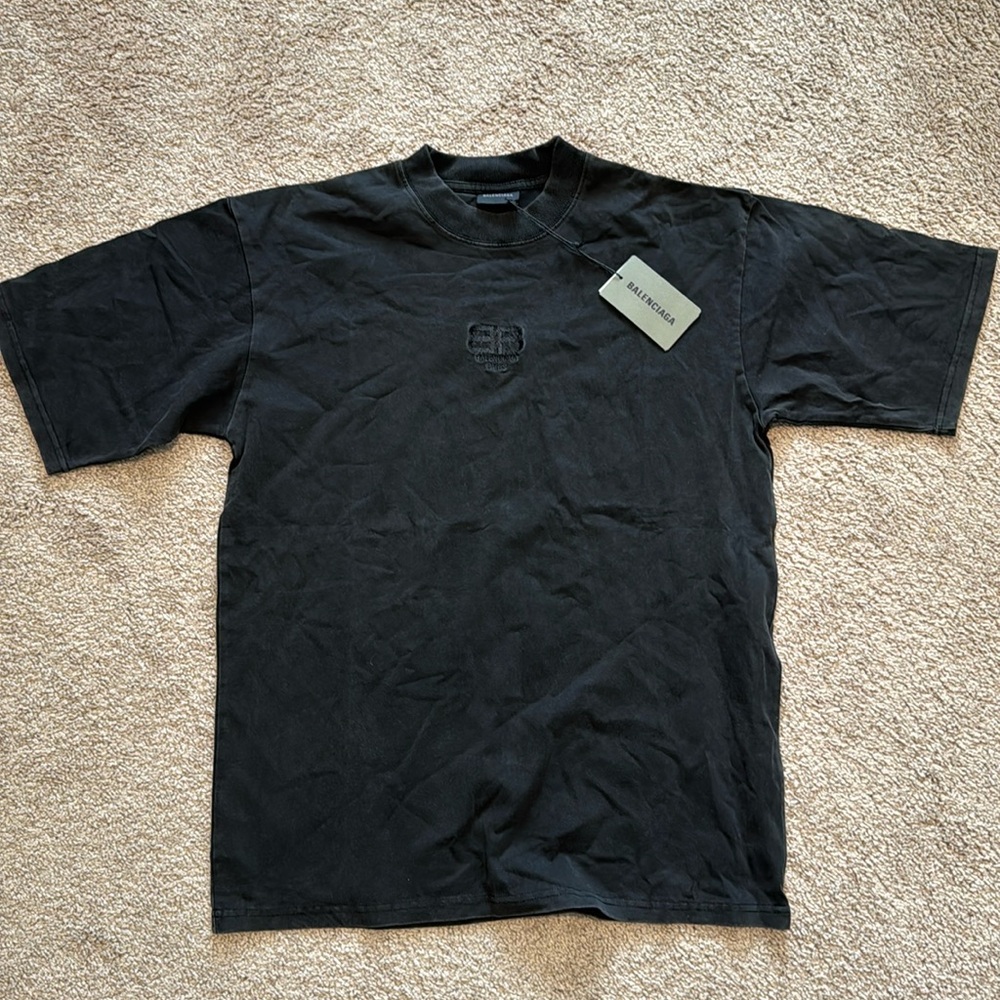 Balenciaga double b oversized shirt